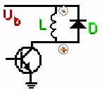 Freilaufdiode im Stromkreis